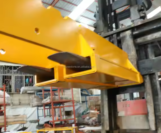 Double Forklift Telescoping Jib Boom Crane Spreader Bar Attachments