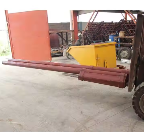 Precision Technology Production Red Steel Double Forklift Boom Lifting Equipment Customized