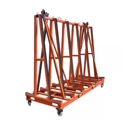 Factory Wholesale High Quality Customized Double Sided Stone A Frame Panel Cart Granite Transport A-Frame