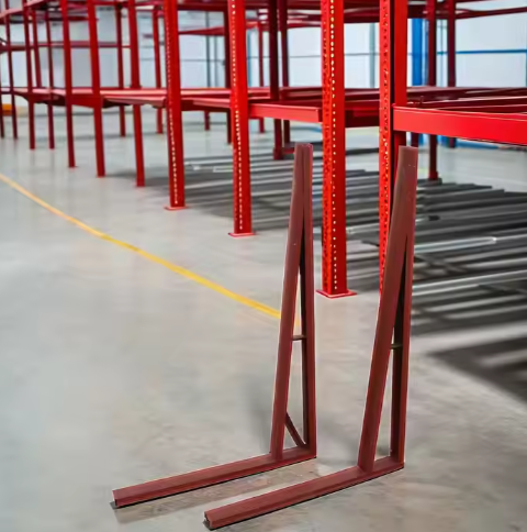 Hot Sale Granite Steel Rack Special Style Granite Stone Display Stand and a Frame Rack for Warehouse Storage