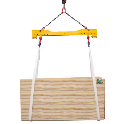 Yellow Customized Steel Stable Slab Lifter 5T Forklift Lifting Equipment