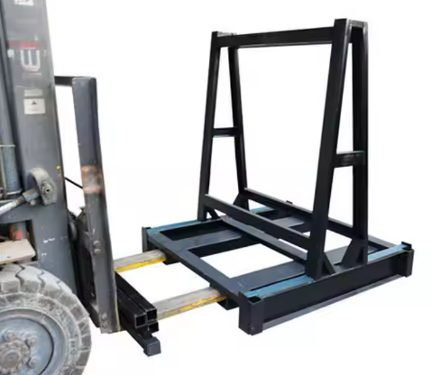 China Factory Heavy-Duty Steel A-Frame Transport Rack Double Sided Granite Quartz Stone Slab Storage Stacking Racks Shelves