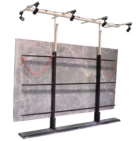 Adjustable Stone Metal Storage Rack Lightweight
